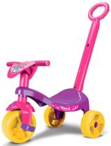 Triciclo Infantil Motoca Motoquinha Princesa Judy com Haste