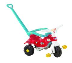 Triciclo infantil motoca tico tico pets vermelho - Magic Toys