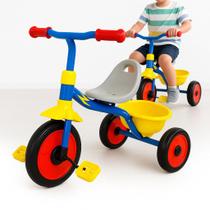 Triciclo Infantil Motoquinha com Pedal com Cestinha Para Menino Menina Presente Para Crianças A partir de 18 meses Triciclo Infantil Motoquinha com Pedal com Cestinha Para Menino Menina Presente Para Crianças A partir de 18 meses