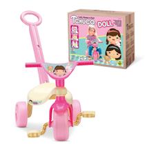 Triciclo Infantil Motoquinha Doll Motoca Menina Com Alça