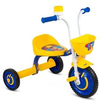 Triciclo Infantil Nathor Motoca Menino Alumínio com Buzina