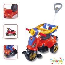 Triciclo Infantil Passeio e Pedal Avespa Spider Maral Brinquedos