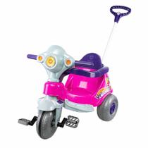 Triciclo Infantil - Passeio e Pedal - Velocita - Rosa - Calesita Triciclo Infantil - Passeio e Pedal - Velocita - Rosa - Calesita