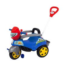 Triciclo Infantil Patrol Azul C/ Haste Direcionável - Maral Triciclo Infantil Patrol Azul C/ Haste Direcionável - Maral