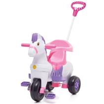 Triciclo Infantil Pedal ou Passeio 2 em 1 Carrinho Potó Calesita