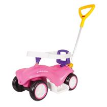 Triciclo infantil policar passeio rosa com apoio para pes