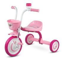 Triciclo Infantil Rosa Nathor You Girl com Cestinha Triciclo Infantil Rosa Nathor You Girl com Cestinha