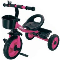 Triciclo infantil rosa zippy