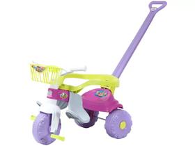Triciclo Infantil Tico-Tico Festa Rosa com Aro Protetor - Magic Toys