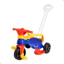 Triciclo Infantil Tico tico Motoca Velocípede Menino Menina Com Empurrador - Pais&Filhos