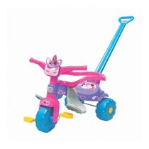 Triciclo Infantil Uni Love Rosa Velotrol Tonquinha Tico Tico Motoca Menina