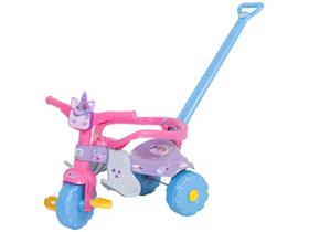 Triciclo Infantil Unicórnios Uni Love - com Empurrador Magic Toys Triciclo Infantil Unicórnios Uni Love - com Empurrador Magic Toys