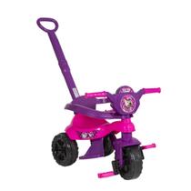 Triciclo Infantil Velotrol Menina Com Haste Empurrador Velocípede Motoca Rosa Brinquedos Kendy