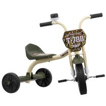 Triciclo Infantil Velotrol Military Boy Com Placa Com Numero - Ultra Bikes