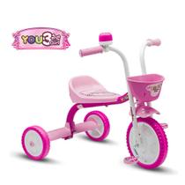 Triciclo Infantil You 3 Girl Rosa - Nathor