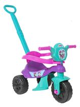 Triciclo Kemotoca Kendy Menino e Menina Com Empurrador Proteção Lateral Carrinho de Passeio
