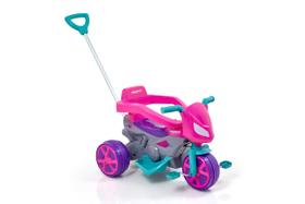 Triciclo Menina Moto Rider Infantil Pedal Usual Brinquedos