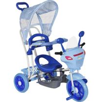 Triciclo Motinha com Capota 3 em 1 Azul Bel