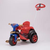 Triciclo Motoca C/ Cinto De Segurança E Haste Baby Trike