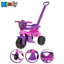 Triciclo Motoca Infantil Com Empurrador E Aro De Proteção