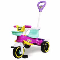 Triciclo Motoca Infantil Menina Play Trike Rosa Maral