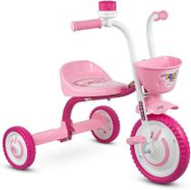 Triciclo Motoca Infantil Menina You Girl Rosa Buzina Nathor