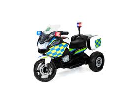 Triciclo motorizado infantil, elétrico,moto polícia off-road - Tapuzim