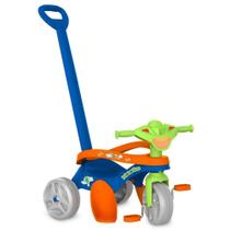 Triciclo Mototico Passeio E Pedal Azul- Bandeirantes