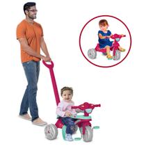 Triciclo Mototico - Passeio e Pedal - Rosa - Bandeirante