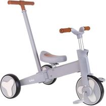 Triciclo Multifuncional 5 em 1 Infantil Baby Cinza Buba Triciclo Multifuncional 5 em 1 Infantil Baby Cinza Buba