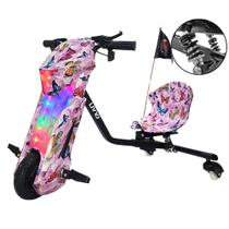 Triciclo Patinete Elétrico 250w 36V Brushless 20km/h 8Pol até 120kg Pink LIVVO Triciclo Patinete Elétrico 250w 36V Brushless 20km/h 8Pol até 120kg Pink LIVVO