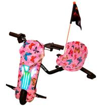 Triciclo Patinete Elétrico 250w 36V Brushless 20km/h 8Pol até 120kg Pink LIVVO