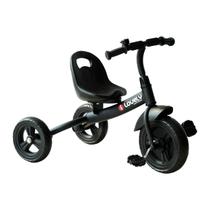 Triciclo Qaba de recreação de 3 rodas Ride-On para crianças pretas Triciclo Qaba de recreação de 3 rodas Ride-On para crianças pretas
