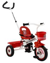 Triciclo Schwinn Easy Steer para Crianças (2-4 anos) - Vermelho/Branco