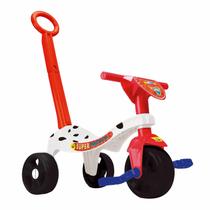 Triciclo Tchuco Super Patrulha C/ Haste Samba Toys Brinquedo