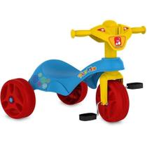 Triciclo Tico Club Assento Anatômico 19kg Azul Brinquedos Bandeirante