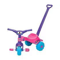 Triciclo Tico-Tico Corujinha Bubu com Haste - 2116 - Magic Toys