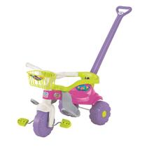 Triciclo Tico Tico Festa Aro Protetor Rosa 2561L Magic Toys