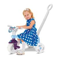 Triciclo tico tico velotrol velocipede tchuco com haste princesa snow neve