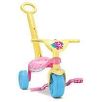Triciclo Unicórnio Menina Tico Tico Com Haste - Samba Toys