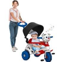 Triciclo Velobaby Doggy com Capota e Pedal - Bandeirante