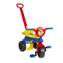Triciclo Velotrol De Passeio e Pedal Infantil 3 em 1 Kemotoca Protetor e Suporte para os Pés Kendy