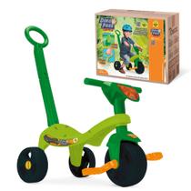 Triciclo Velotrol Infantil Motoca Dino Park Com Alça Passeio - Samba Toys