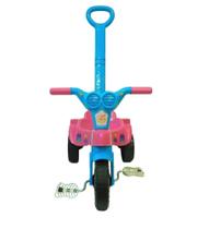 Triciclo velotrol motoca infantil kepler com empurrador