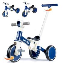 Triciclos infantis LOL-FUN 5 em 1 para crianças de 1 a 3 anos com alça Triciclos infantis LOL-FUN 5 em 1 para crianças de 1 a 3 anos com alça