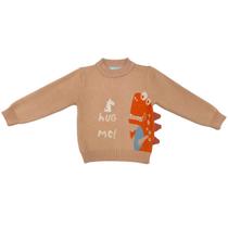 Tricô Infantil Menino Dinossauro Inverno Tricô Infantil Menino Dinossauro Inverno