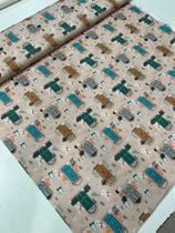 Tricoline 100% Algodão Infantis Florais poás diversos 50cm x 1,50 (Est 189 a NV 101)