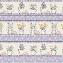 Tricoline Barrado Digital Meu Jardim FF 55x150cm - BA007 Tricoline Barrado Digital Meu Jardim FF 55x150cm - BA007