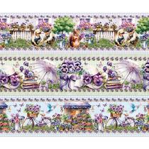 Tricoline Digital Barrado Fernando Maluhy 55x150 cm - 10 Faixas