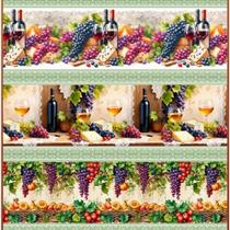 Tricoline Digital Barrado Fernando Maluhy 55x150 cm - 10 Faixas